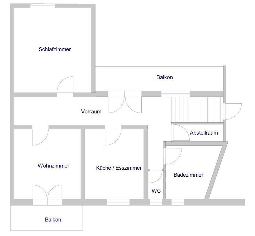 Haus Heller Lägenhet Schruns Rum bild